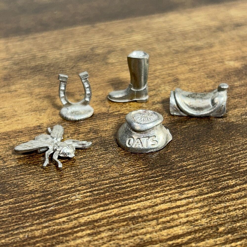 Horse-Opoly Replacement Pieces 5 Tokens Late for the Sky USA